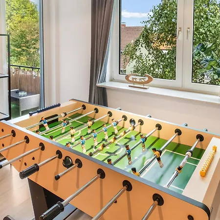 Moderne Wohnung, 6 Gaeste, Tischfussball, Balkon Apartmán